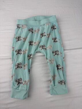 Paris Hilton Mint Green Toddler Leggings with Animal Print